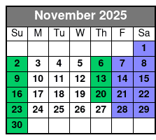 Hopscotch Tickets November Schedule