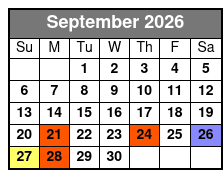Hopscotch Tickets September Schedule