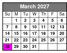 Hopscotch Tickets March Schedule