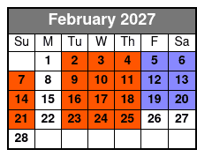 Magic Saloon - VIP Experience February Schedule