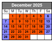 Extreme Escape San Antonio Escape Rooms - Stone Oak Location December Schedule