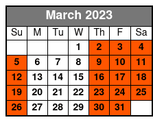 Institute of Texan Cultures March Schedule