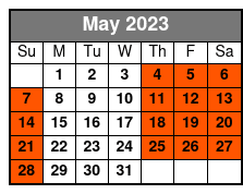 Institute of Texan Cultures May Schedule