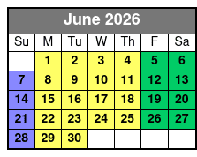 Aquatica and SeaWorld San Antonio 2 Day 2 Park Flex Ticket June Schedule