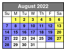 Aquatica San Antonio Single Day Ticket August Schedule