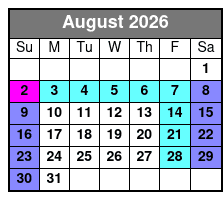 Aquatica San Antonio Single Day Ticket August Schedule