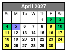 Aquatica San Antonio Single Day Ticket April Schedule