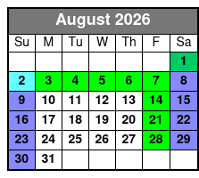 Aquatica and SeaWorld San Antonio 2 Park Silver Season Pass  August Schedule