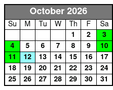 Aquatica and SeaWorld San Antonio 2 Park Silver Season Pass  October Schedule
