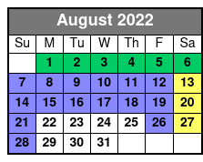 Aquatica San Antonio August Schedule