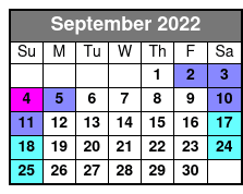 Aquatica San Antonio September Schedule