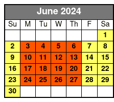 Aquatica San Antonio June Schedule