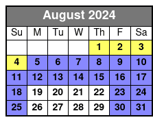 Aquatica San Antonio August Schedule