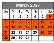 Aquatica San Antonio March Schedule