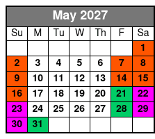 Aquatica San Antonio May Schedule