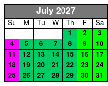 Aquatica San Antonio July Schedule