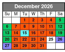 Discovery Caverns Tour December Schedule