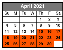 San Antonio Explorer Pass 3 Attraction Combo April Schedule