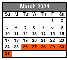 Natural Bridge Caverns - Discovery Tour March Schedule