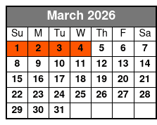 Ripley's Believe It Or Not! San Antonio: Entry Ticket March Schedule