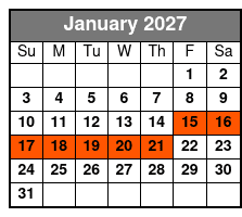 Ripley's Believe It Or Not! San Antonio: Entry Ticket January Schedule
