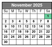 San Antonio Zoo Flexible Any-Day Entry Ticket November Schedule