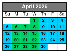 San Antonio Zoo Flexible Any-Day Entry Ticket April Schedule