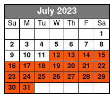San Antonio River Walk Cruise, Hop-On Hop-Off Tour and Tower of the Americas Package July Schedule