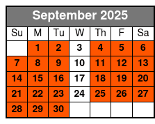 Segway Tour of Historic San Antonio September Schedule