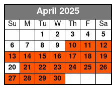 Half-Day Morning City Tour of Historic San Antonio April Schedule