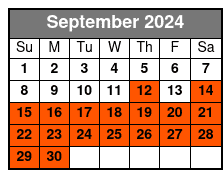 Half Day San Antonio Morning Grand Historic Tour September Schedule