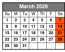 San Antonio Ranger Creek Brewstillery Tour March Schedule