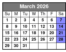 Ranger Creek Brewstillery Tour March Schedule