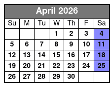 Ranger Creek Brewstillery Tour April Schedule