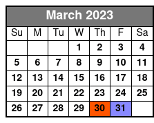 19:30 March Schedule