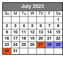 19:30 July Schedule