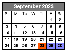 19:30 September Schedule