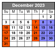 19:30 December Schedule