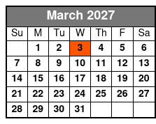 San Antonio Ghost Walking Tour March Schedule