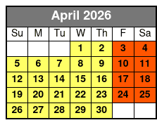 The Haunted Ghost Bus Tour in San Antonio April Schedule