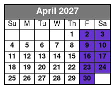 The Haunted Ghost Bus Tour in San Antonio April Schedule