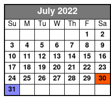 Mutiny July Schedule
