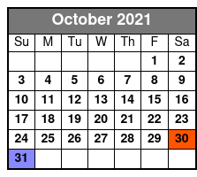 Master of Illusions October Schedule