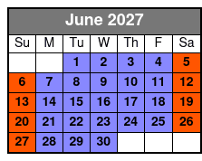 Master of Illusions (Colonnade Location) June Schedule