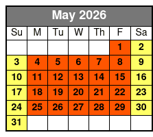 Breaking Point (Colonnade Location) May Schedule