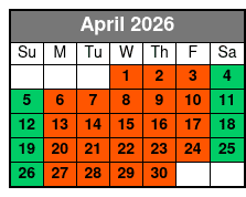 Extreme Escape San Antonio Escape Rooms - Colonnade Location April Schedule
