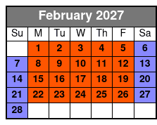Extreme Escape San Antonio Escape Rooms - Colonnade Location February Schedule