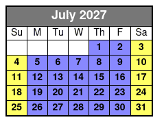 Extreme Escape San Antonio Escape Rooms - Colonnade Location July Schedule