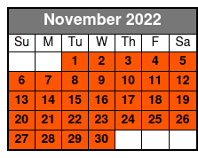 Tomb Rider 3D November Schedule