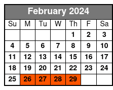 9 Pm February Schedule